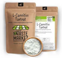 Produktbild von Bewertung TASTE MARKET 1 kg L-Carnitin Pulver ohne Zusätze 100% L-Carnitin Tartrat Carnitinpulver Aminosäure
