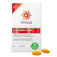 Produktbild von Bewertung VITALS KIDS OMEGA 3 PLUS JELLIES Kaugeleedrops Vitamin C Vitamin D Jod Omega 3 Nerven Augen Gehirn Herz Knochen Für Kinder Artikelnummer V4386