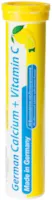 Produktbild von T&D Pharma - Calcium + Vitamin C Brausetabletten 2x20 Stk. Zitronengeschmack - 300 mg Kalzium, 75 mg Vitamin C -T&D Pharma German Calcium + Vitamin C – Made in Germany