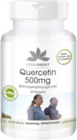Produktbild von Bewertung HERBA DIREKT Quercetin 500mg 60 Kapseln Hochdosiert