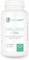 Produktbild von FürstenMED Hyaluronsäure Kapseln Hochdosiert 600mg Hyaluronsäure 500-700 kDa und 1,5mg Zink Vegan 120 Kapseln
