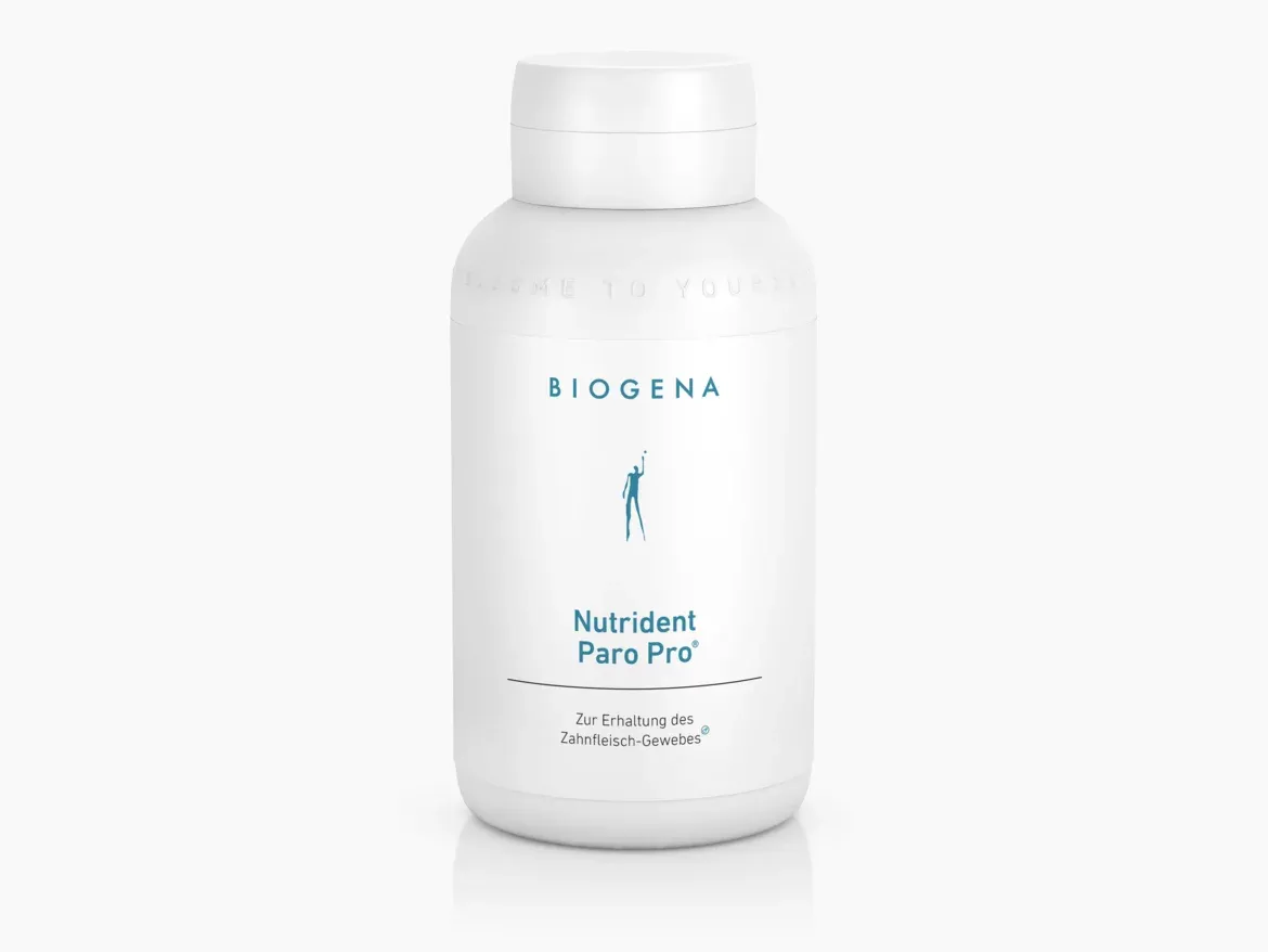 Produktbild von Bewertung BIOGENA Nutrident Paro Pro zur Erhaltung des Zahnfleisch-Gewebes