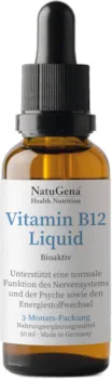 Produktbild von Bewertung NatuGena Vitamin B12 Liquid Bioaktiv 50ml 3-Monats Packung