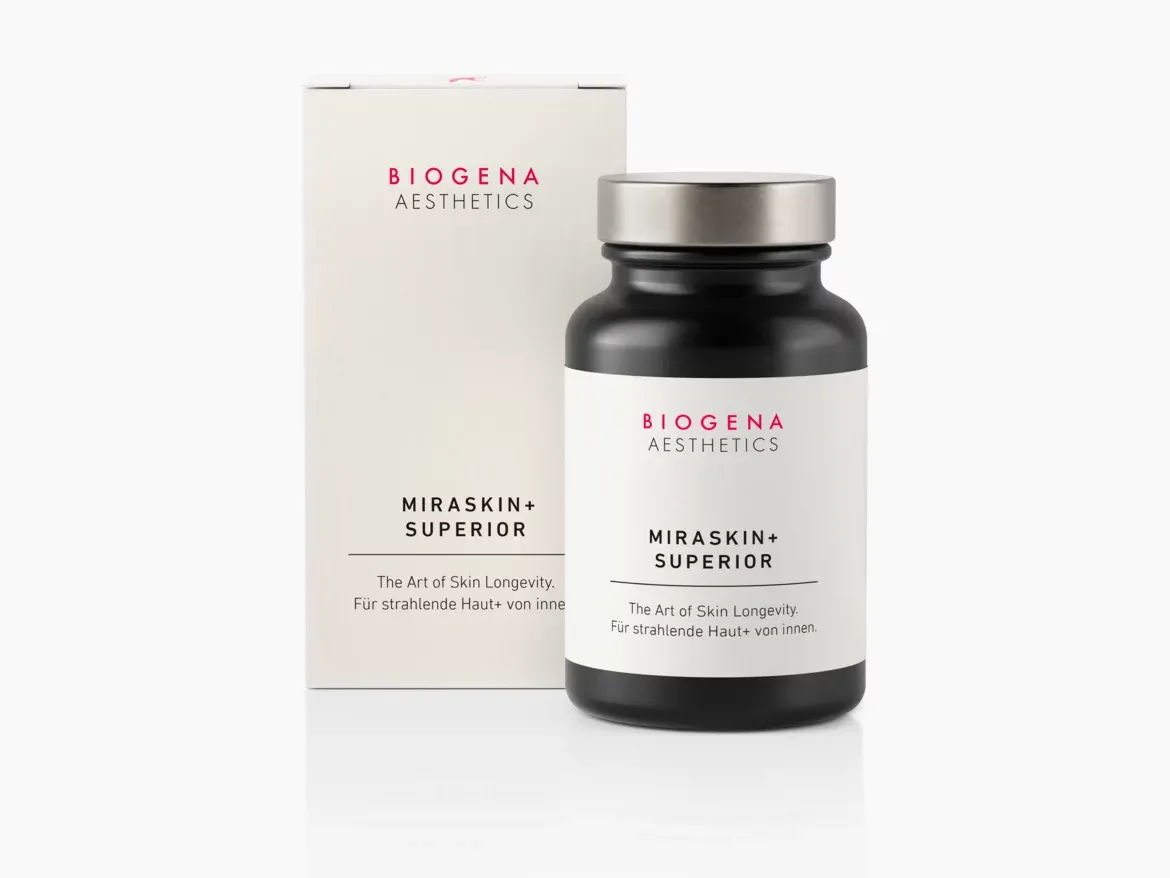 Produktbild von Bewertung BIOGENA AESTHETICS MiraSkin Superior Kollagen Komplex mit Elastin und Hyaluron aus Eierschalenmembran zur Erhaltung normaler Haut