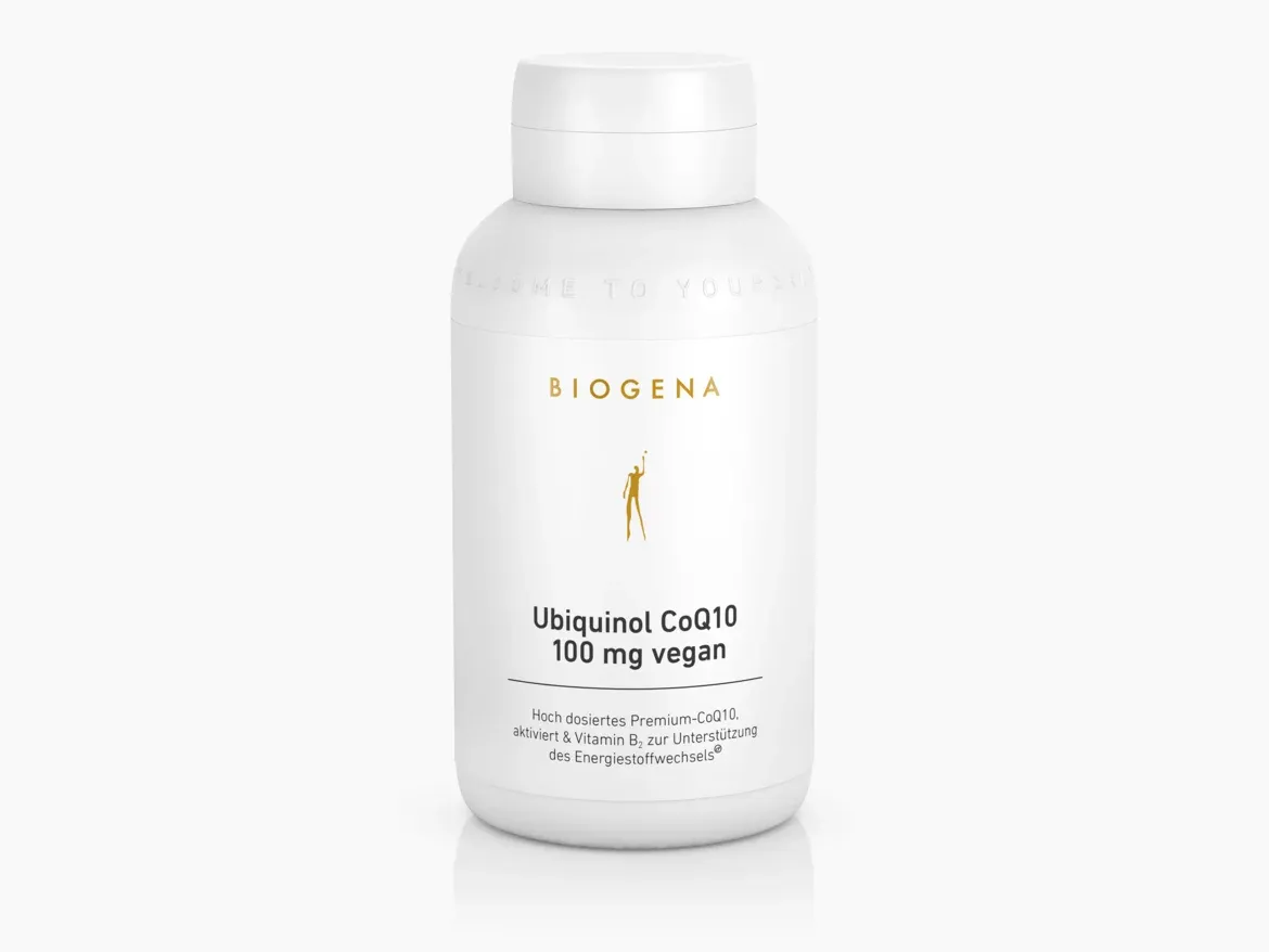 Produktbild von Bewertung BIOGENA Ubiquinol CoQ10 100 mg vegan Gold