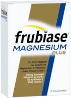frubiase  SPORT MAGNESIUM PLUS - Nahrungsergänzungsmittel mit hochdosiertem Magnesium plus Vitamine - Nährstoffversorgung beim Sport - 1 x 20 Brausetabletten