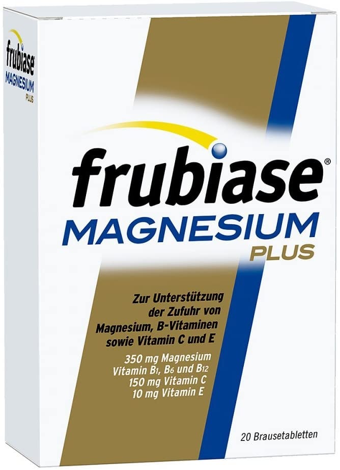 Produktbild von frubiase  SPORT MAGNESIUM PLUS - Nahrungsergänzungsmittel mit hochdosiertem Magnesium plus Vitamine - Nährstoffversorgung beim Sport - 1 x 20 Brausetabletten