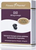 Produktbild von FITNESS PHARMA Coenzym Q10 Kapseln hochdosiert I 60 Stück mit je 100mg I Vitamine | Nahrungsergänzung für Erwachsene I Enthält Soja | Glutenfrei und Laktosefrei | Hergestellt in Dänemark