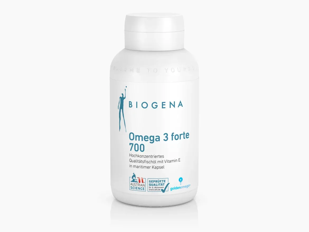 Produktbild von Bewertung BIOGENA Omega 3 forte 700 aus Fischöl