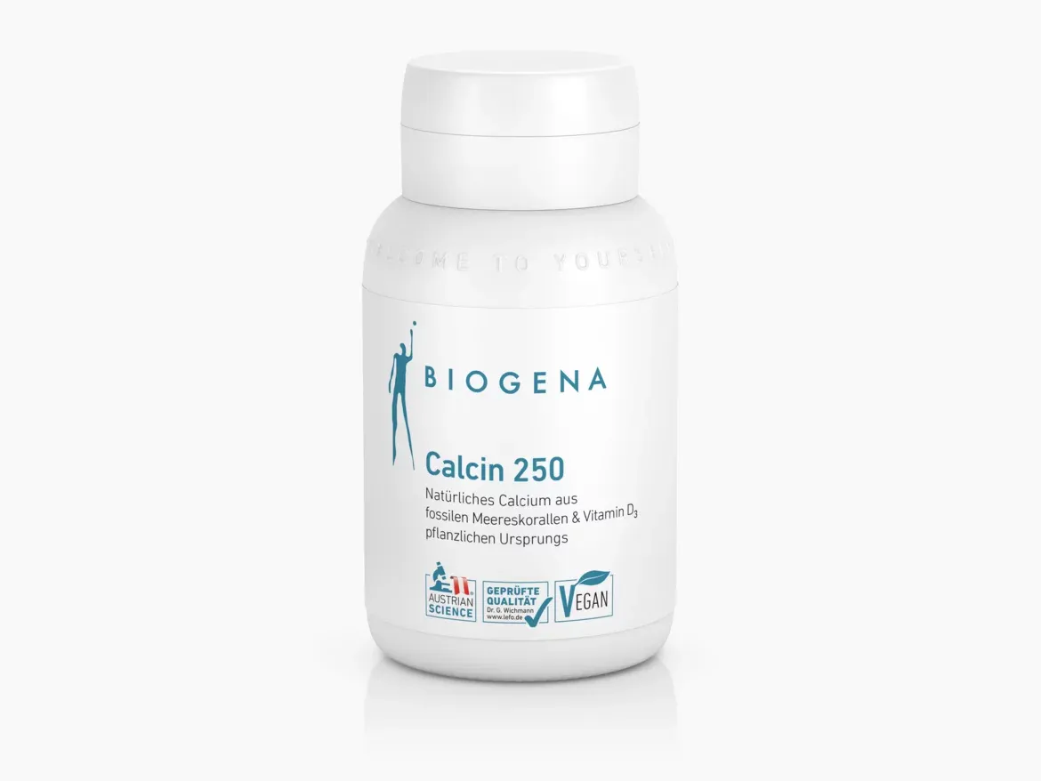 Produktbild von Bewertung BIOGENA Calcin 250 natürliches Calcium und Vitamin D3