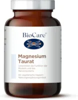 Produktbild von Bewertung BioCare Magnesium Taurat Unterstützt die Funktion der Muskeln und des Nervensystems 60 vegetarische KapselnNahrungsergänzungsmittel