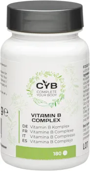Produktbild von CYB Vitamin-B Komplex Hochdosiert mit allen acht B-Vitaminen – Vegan – 1 x 180 Tabletten