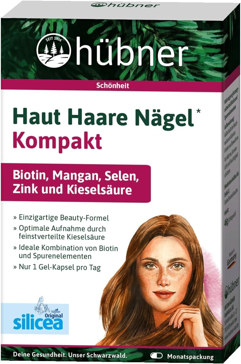 Produktbild von Bewertung hübner Silicea Softgel-Kapseln für Haut Haare und Nägel