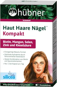 Produktbild von Bewertung hübner Silicea Softgel-Kapseln für Haut Haare und Nägel