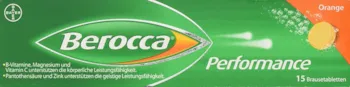 Produktbild von Berocca Performance Multivitamin – mit einer einzigartigen Kombination aus hochdosiertem Vitamin B Komplex (Vitamin B2, B6, B12) und Vitamin C, sowie Magnesium und Zink – 15 Tabletten
