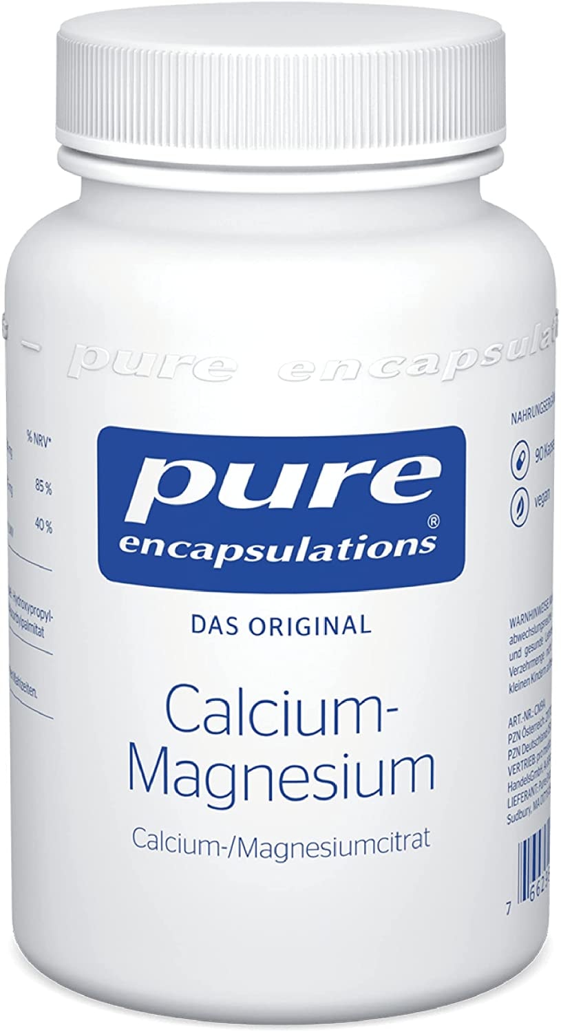 Produktbild von Bewertung Pure Encapsulations Calcium Magnesium (Citrat) Gut Verträgliche Calciumform mit Magnesium - 90 Veg. Kapseln