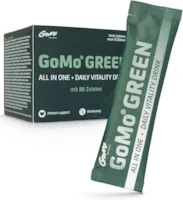 GoMo GREEN All in One Daily Vitality Drink mit Spirulina aus Österreich zur Verbesserung der Leistungsfähigkeit & Konzentration deine tägliche Greens Energie made in Germany 30 Portionen