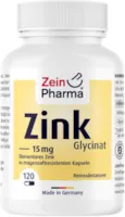 Produktbild von Bewertung Zein Pharma ZINK CHELAT 15 mg in magensaftresistentne veganen Kapseln