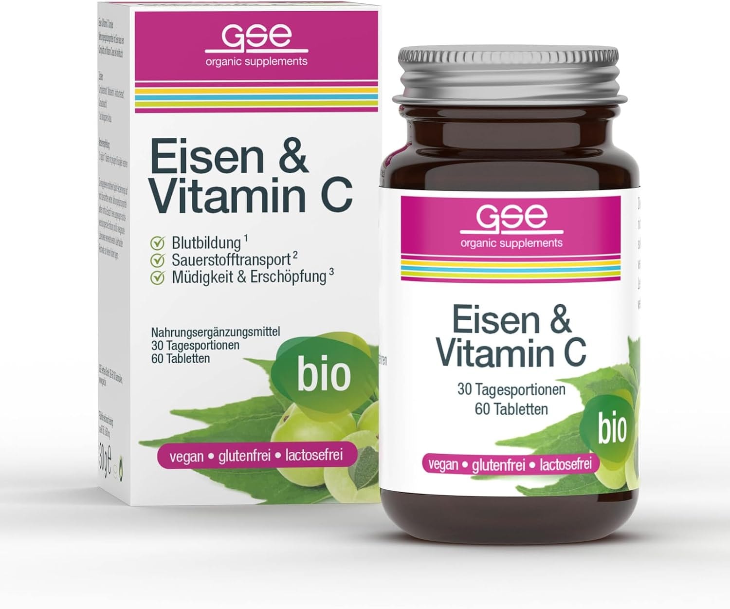 Produktbild von Bewertung GSE Eisen & Vitamin C Complex