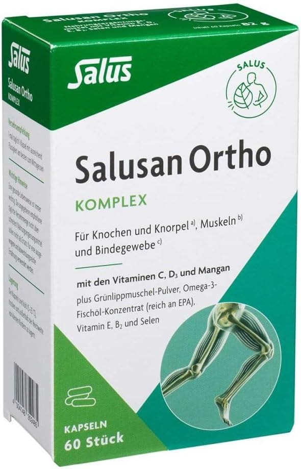 Produktbild von Bewertung Salusan Ortho Komplex Kapseln für Knorpel und Knochen 60 Stück