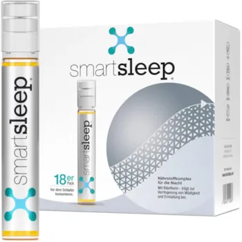 Produktbild von Bewertung smartsleep® bekannt aus Höhle der Löwen Unterstützung der Regenerationsprozesse mit Creatin, Vitaminen, Mineralstoffen und der Aminosäure L-Glycin