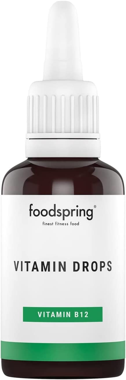 Produktbild von foodspring Vitamin Drops B12, 30 ml, Vitamin B12 zur Stärkung der Abwehrkräfte und Verringerung von Müdigkeit
