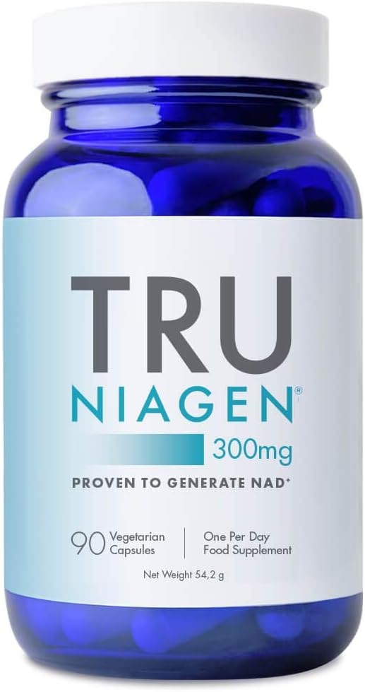 Produktbild von Bewertung TRU NIAGEN Nicotinamid Riboside NAD+ Ergänzung, patentierte Formel NR, 300 mg pro Kapsel 300 mg pro Portion 30 Tage