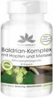 HERBADIREKT Baldrian-Extrakt Plus mit Hopfen und Melisse - 60 Kapseln - vegan HERBADIREKT by Warnke Vitalstoffe