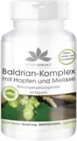 Produktbild von Bewertung HERBADIREKT Baldrian-Extrakt Plus mit Hopfen und Melisse 60 Kapseln vegan HERBADIREKT by Warnke Vitalstoffe