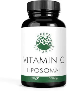 Produktbild von GREEN NATURALS Echtes Liposomales Vitamin C (120 Kapseln) - 100% Vegan - 0% Zusätze - dt. Herstellung - Vorrat für 4 Monate