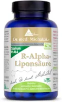 Produktbild von Biotikon R-Alpha-Liponsäure nach Dr. med. Michalzik, wichtige körpereigene Substanz, 200 mg reine R-Alpha-Liponsäure je Kapsel - ohne Zusatzstoffe, 120 vegane Kapseln