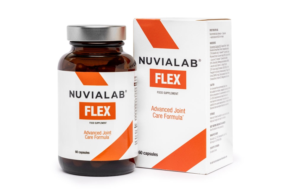 Produktbild von Bewertung nuvialabflex Gelenkkomplex mit Glucosamin und Chondroitin für die Gelenkfunktion sowie Knochen und Knorpelgesundheit mit MSM Boswellin Papain Bromelain