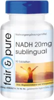 Produktbild von Bewertung Fair & Pure NADH 20mg 90 vegane Tabletten sublingual