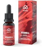 Produktbild von Bewertung edubily nutrition Vitamin A Tropfen Als Retinol Öl 400 I.E. Retinylpalmitat Pro Tropfen 2000 I.E. Pro Tag in MCT-Öl aus Kokosnuss