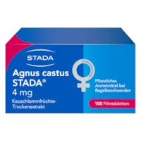 Produktbild von Bewertung STADA Agnus castus Extrakte aus Mönchspfeffer Tabletten bei PMS Regelbeschwerden 100 Tabletten