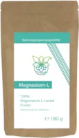 Produktbild von VITARAGNA Magnesium L-Lactat Pulver, Magnesiumsalz mit L-Milchsäure, 180 g vollständig umgesetztes Magnesium als leicht lösliches Magnesiumlactat