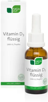 Produktbild von NICApur Vitamin D3 flüssig 1000 I.E - hochdosierte Tropfen - 25 ml