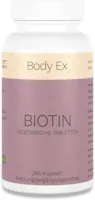 Body Ex Biotin Vitamin B7 für Haut, Haare & Fingernägel, 10.000 µg pro Tablette, 365 Tabletten als Jahresvorrat- Hochdosiert, laborgeprüft