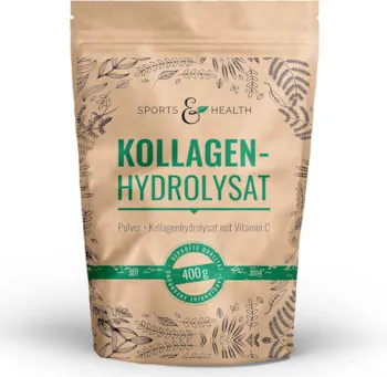 Produktbild von CDF Sports & Health Solutions Kollagen Pulver aus Kollagenhydrolysat mit 400g Collagen von Rindern aus Weidetierhaltung Mit Herstellung aus Deutschland Und Extra Passendem Dosierlöffel Für Unser Hydrolisiertes Collagen