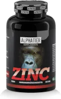 Produktbild von Alphatier Supplements Zinktabletten hochdosiert + vegan - 365 Zink Tabletten 25mg - Zink-Chelat ohne Zusatzstoffe/Magnesiumstearat - Elementar Zinc - Zinktabletten - Fitness + Bodybuilding