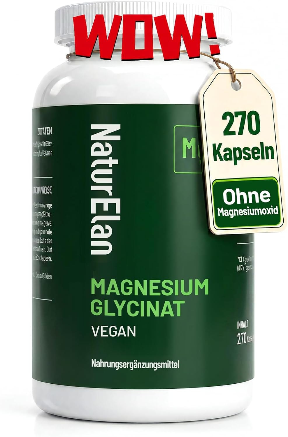 Produktbild von Bewertung NaturElan Magnesium Bisglycinat