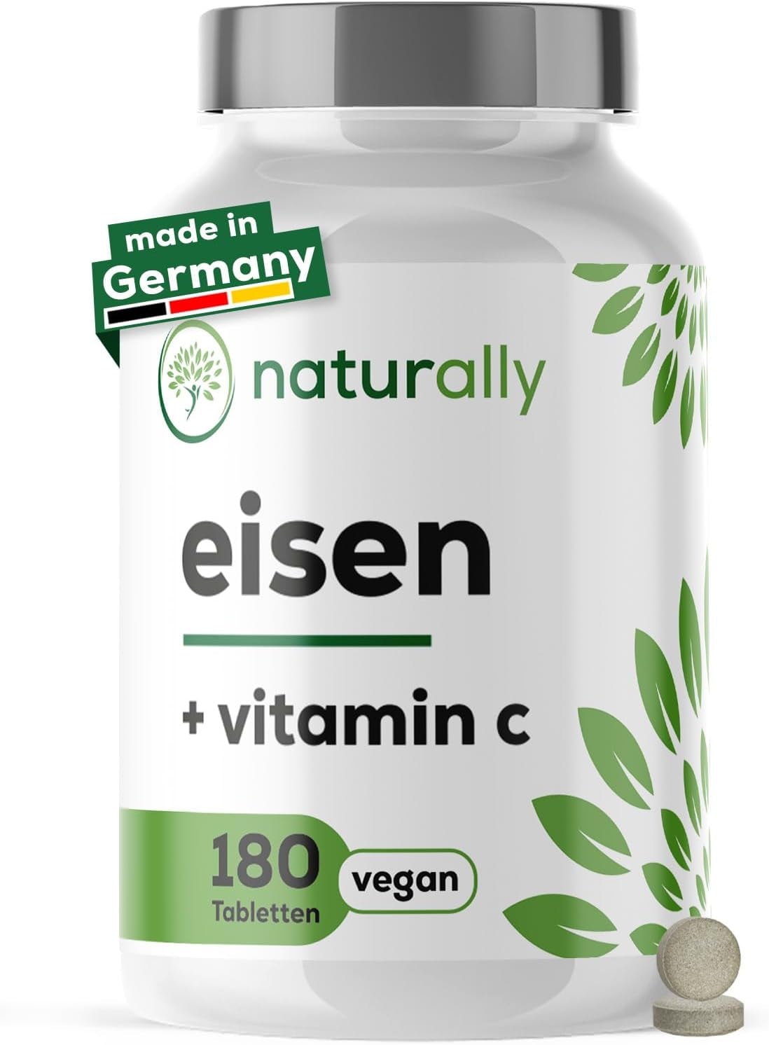 Produktbild von Bewertung naturally Eisentabletten mit Vitamin C