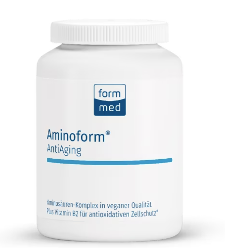 Produktbild von Bewertung FormMed Aminoform® AntiAging Kapseln Anti-Alterung Verjüngung Hormonregulation Antioxidativ Zellschutz Vitamin B2 Vitamin B6 Artikel-Nr. 2000.1552