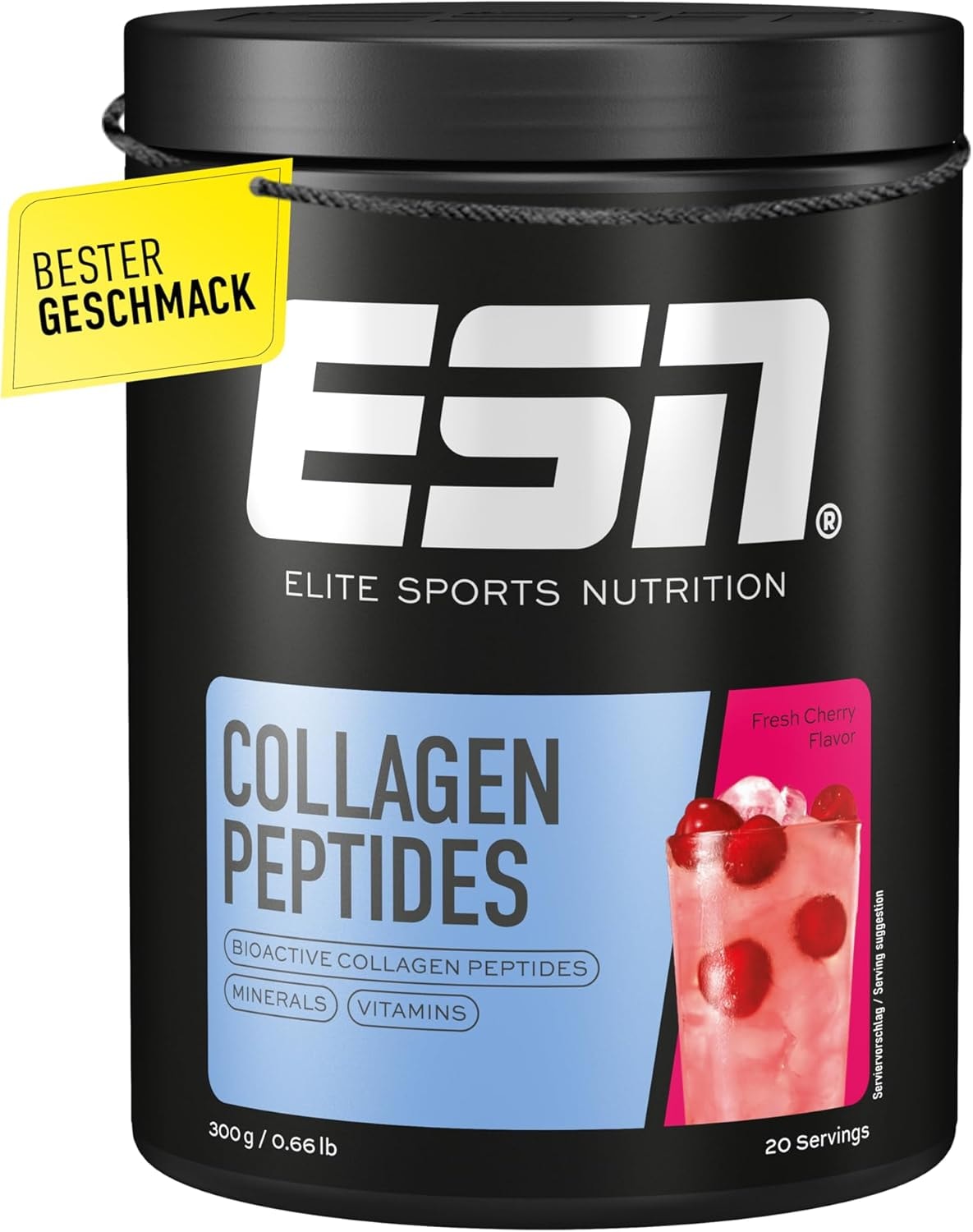 Produktbild von Bewertung ESN Collagen Peptides 300g Orange Kollagen Pulver mit Vitamin C Zink und Kupfer