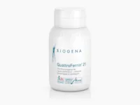 Produktbild von Bewertung BIOGENA QuattroFerrin 21 mit pflanzlichem Eisen und organischem Eisenbisglycinat