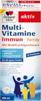 Produktbild von Doppelherz Multivitamine Immun Family – 11 Vitamine + Magnesium sofort trinkfertig mit Multifruchtgeschmack – 250ml