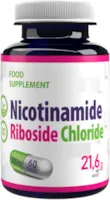 Hepatica NAD+ Nicotinamide Ribose Chloride 300mg 60 Vegan Kapseln, Laborgeprüft, Hochdosiert, Nicht GVO