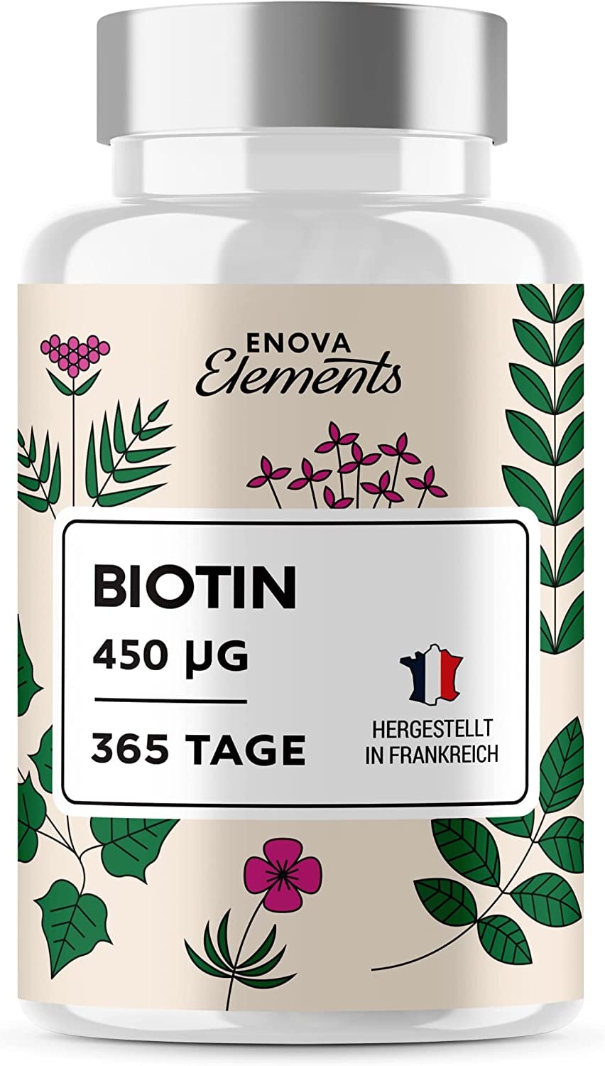 Produktbild von Laboratoires Enova BIOTIN - Jahresvorrat mit 365 Tabletten - Haut, Haare, Nägel