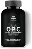 Produktbild von Bewertung B BODYGYM NUTRITION OPC Traubenkernextrakt 95% 120 vegane OPC  Kapseln aus französischen Weintrauben Premium Qualität laborgeprüft ohne Zusätze in Deutschland hergestellt