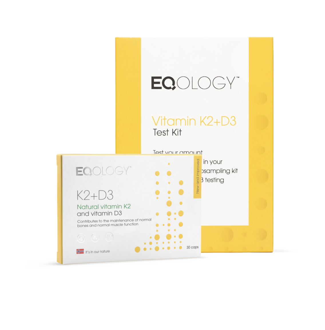 Produktbild von Bewertung Eqology Vitamin K2 mit Vitamin D3 Anti-Aging-Vitamin das gesunde Knochen und Blutgefäße fördert